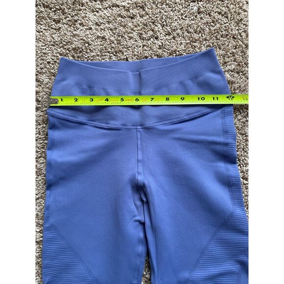 Peloton x NUX Purple Logo Compression Athletic Leggings Womens Small Periwinkle - Picture 5 of 7